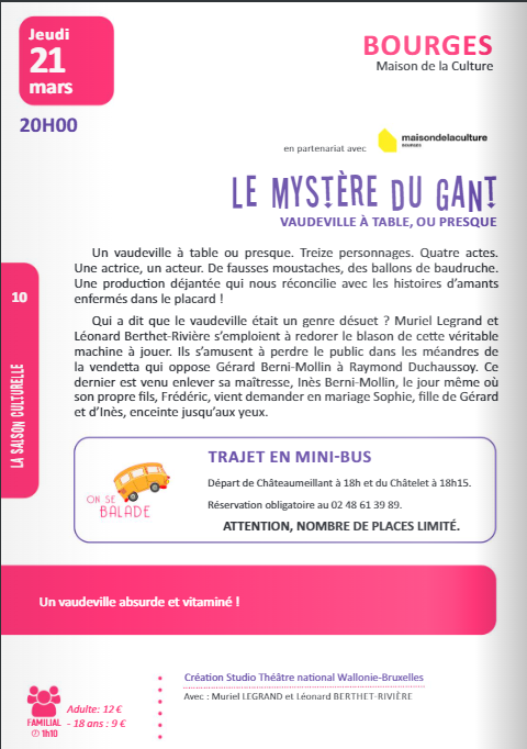 c21 - JEU 21 mars - BOURGES - Le mystère du gant [théâtre] 000_1291