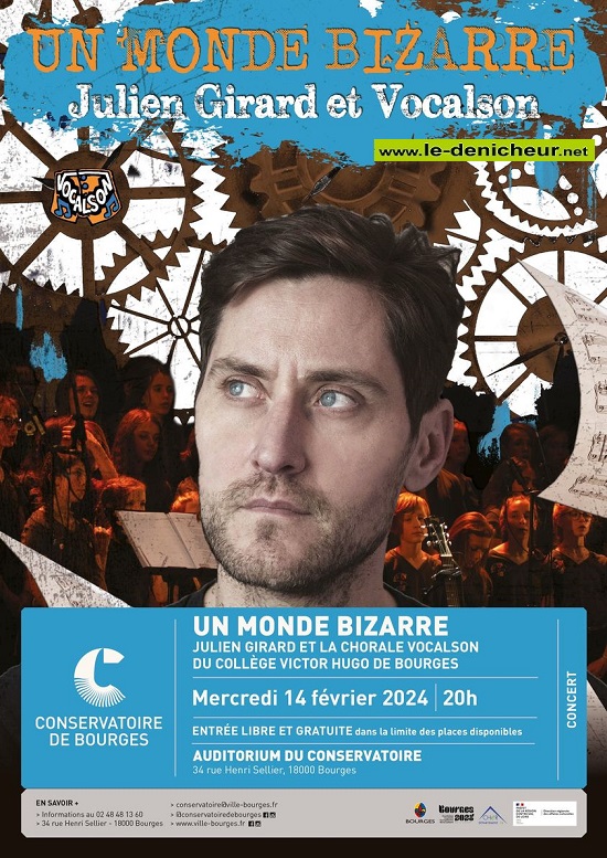 b14 - MER 14 février - BOURGES - Julien Girard et la chorale Vocalson 000_1336