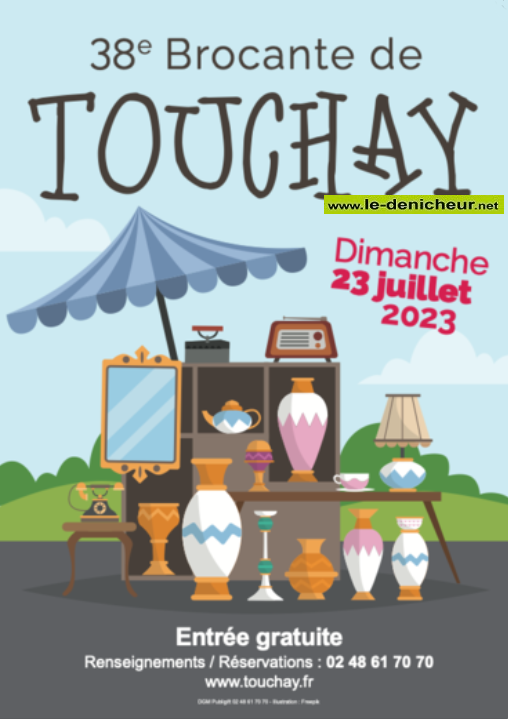 s23 - DIM 23 juillet - TOUCHAY - Brocante 000_162