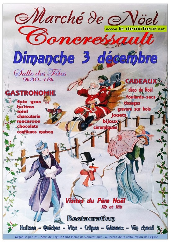 x03 - DIM 03 décembre - CONCRESSAULT - Marché de Noël  000_1m10