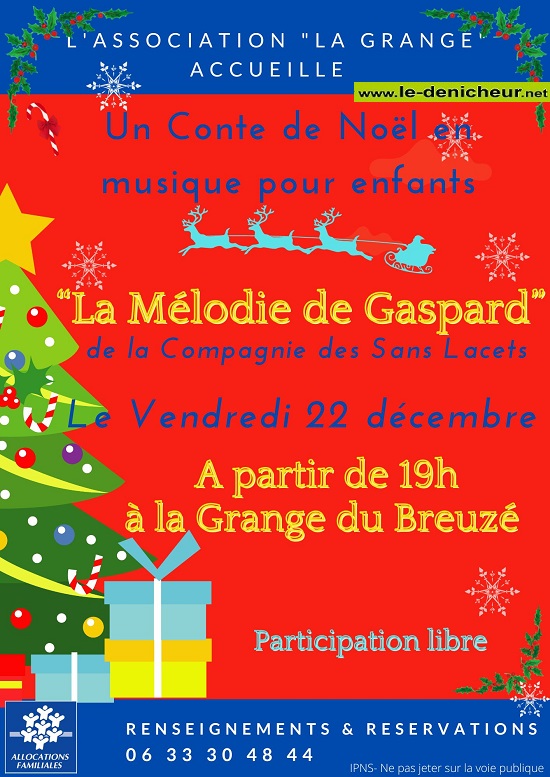 x22 - VEN 22 décembre - OIZON - La Mélodie de Gaspard [conte de Noël] 000_2154