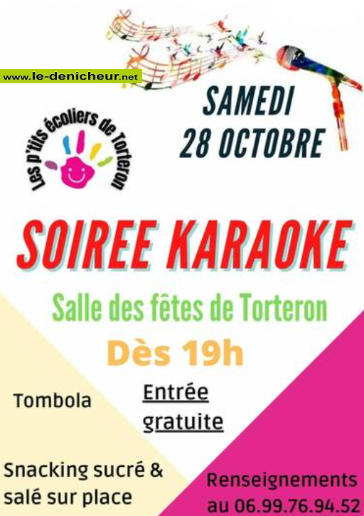 v28 - SAM 28 octobre - TORTERON - Soirée karaoké . 000_250