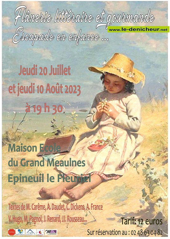 t10 - JEU 10 août - EPINEUIL LE FLEURIEL - Flânerie littéraire et gourmande 000_257