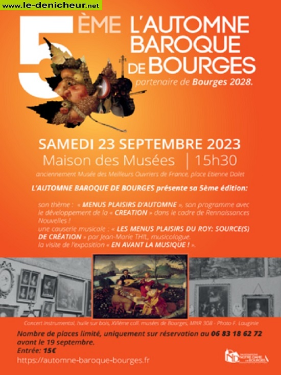 u23 - SAM 23 septembre - BOURGES - L'Automne Baroque de Bourges  000_345