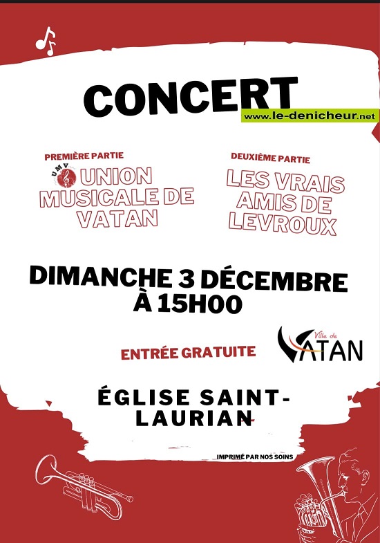 x03 - DIM 03 décembre - VATAN - Concert en l'église  000_394