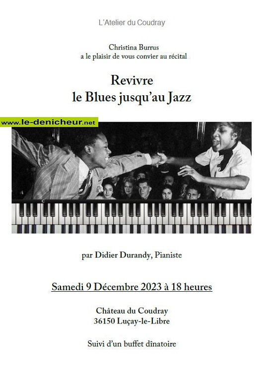 x09 - SAM 09 décembre - LUCAY LE LIBRE - Récital "Revivre le Blues jusqu'au Jazz" 000_397