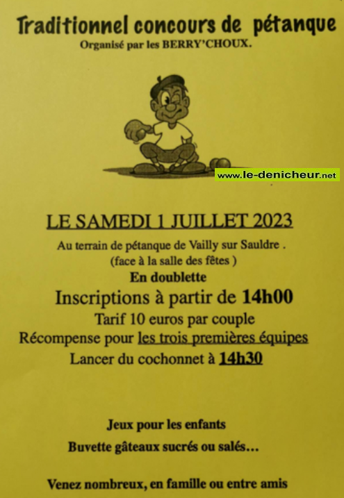 s01 - SAM 01 juillet - VAILLY /Sauldre - Concours de pétanque  000_415