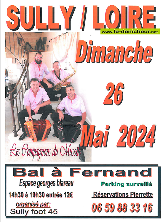 e26 - DIM 26 mai - SULLY /Loire - Thé dansant avec Les Compagnons du Musette * 000_4523