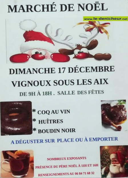 x17 - DIM 17 décembre - VIGNOUX sous les Aix - Marché de Noël 000_4_10