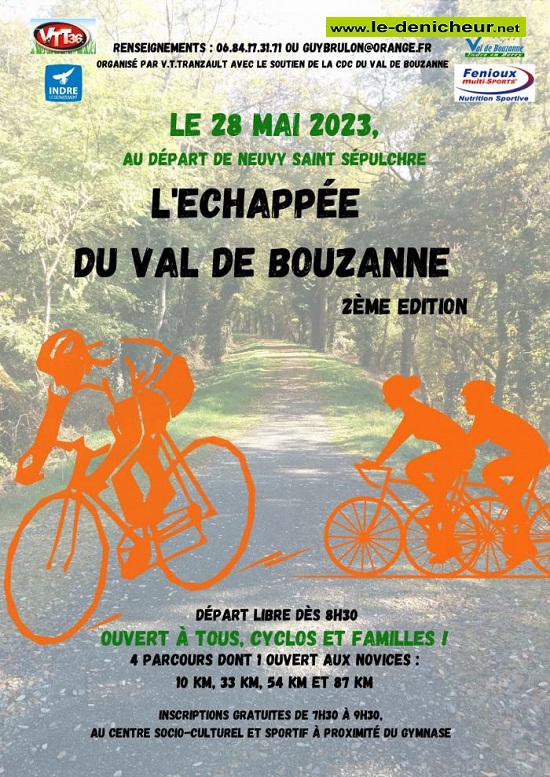 q28 - DIM 28 mai - NEUVY ST-SEPULCHRE -  L'Echappée du Val de Bouzanne 000_512