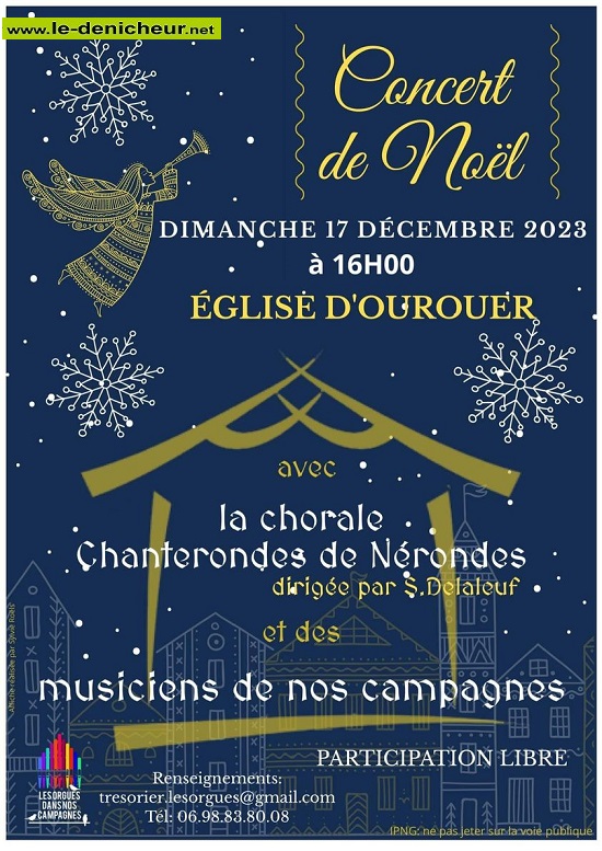 x17 - DIM 17 décembre - OUROUER LES BOURDELINS - Concert de Noël  000_536