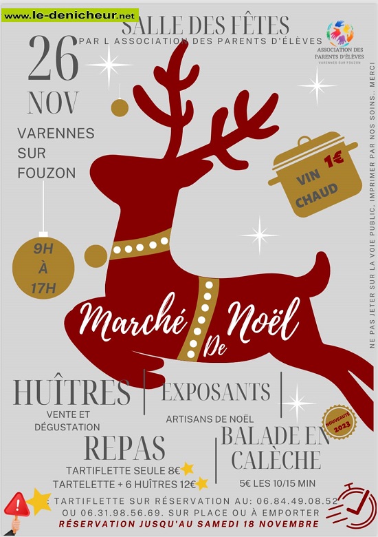 w26 - DIM 26 novembre - VARENNES /Fouzon - Marché de Noël . 000_mn11