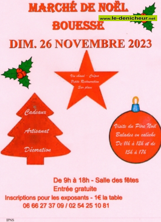 w26 - DIM 26 novembre - BOUESSE - Marché de Noël  000_mn11