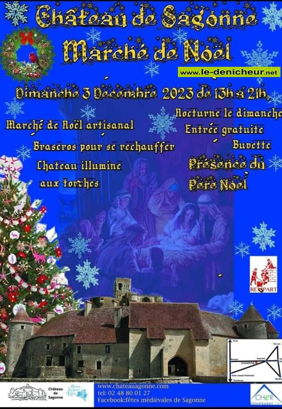 x03 - DIM 03 décembre - SAGONNE - Marché de Noël  000_mn15