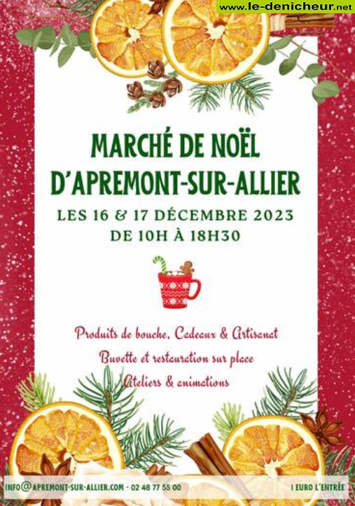 16 décembre 2023 - APREMONT /Allier 18 Cher - Marché de Noël 000_mn20