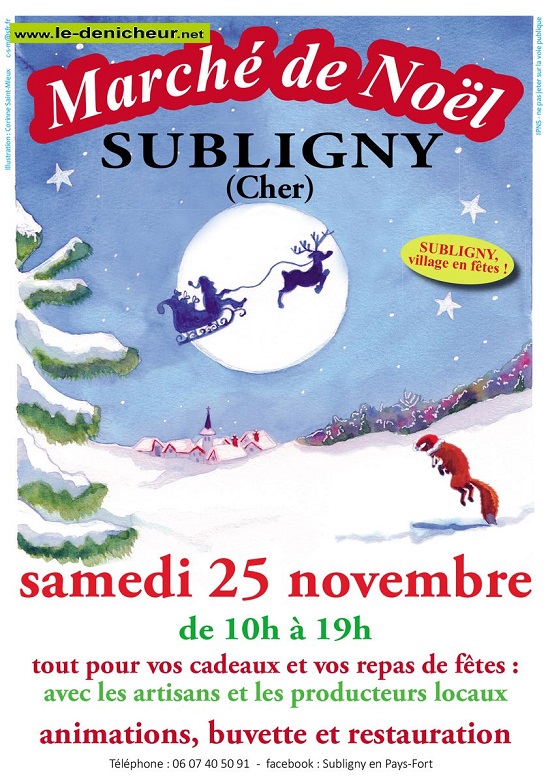 25 novembre 2023 - SUBLIGNY 18 - Marché de Noël  000_mn33
