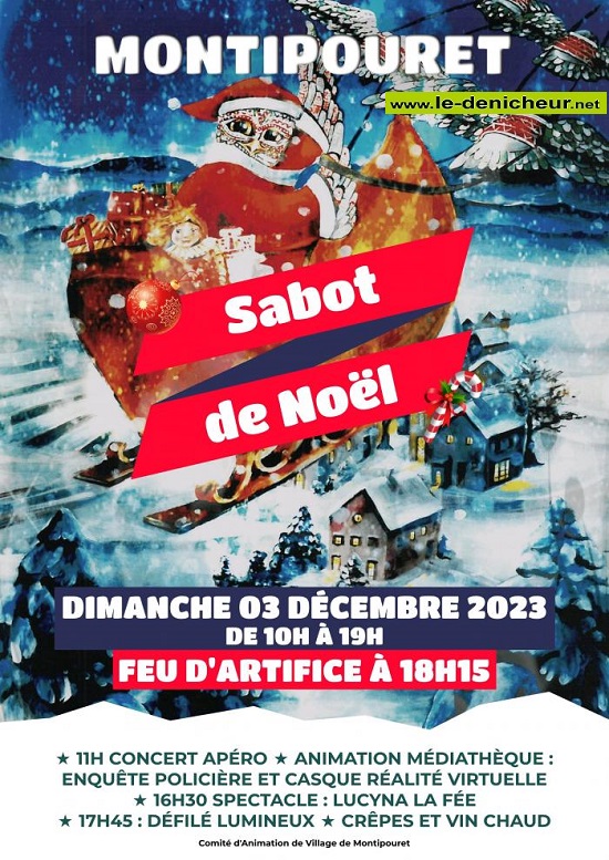 x03 - DIM 03 décembre - MONTIPOURET - Sabot de Noël 000_mn35