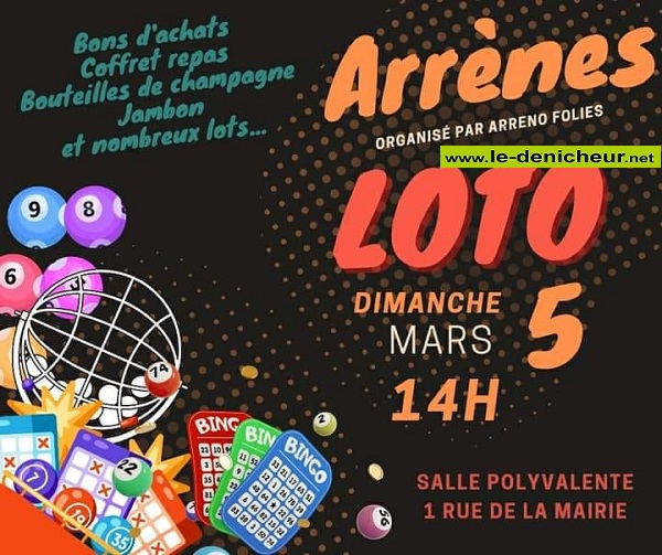 o05 - DIM 05 mars - ARRENES - Loto d'Arreno Folies 001-2314