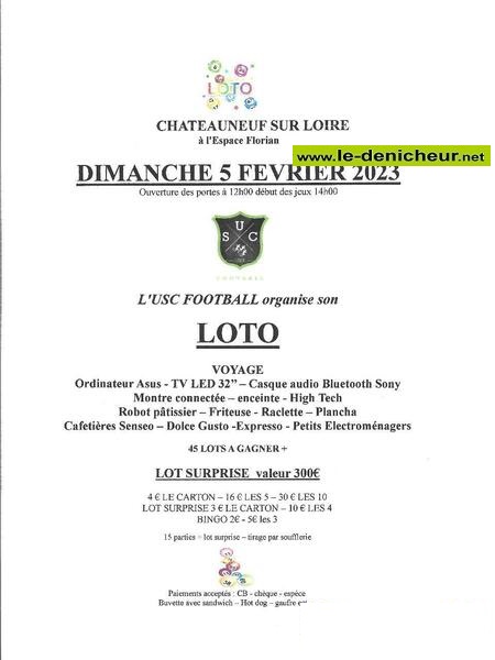 n05 - DIM 05 février - CHATEAUNEUF /Cher - Loto du Foot 001-4520