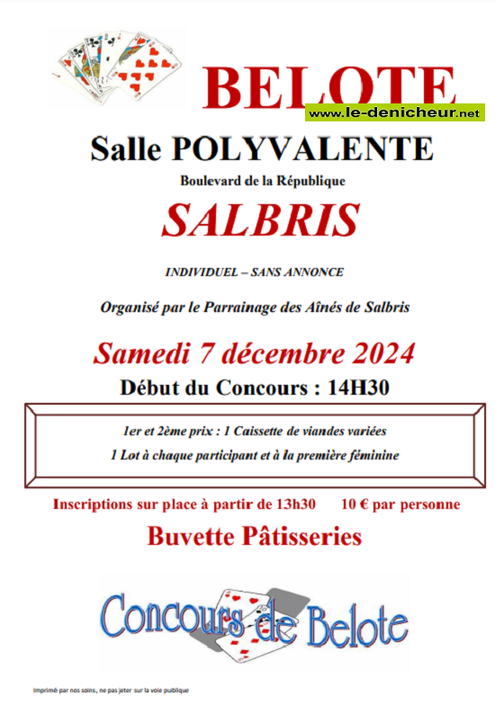l07 - SAM 07 décembre - SALBRIS - Concours de belote _ 00121000