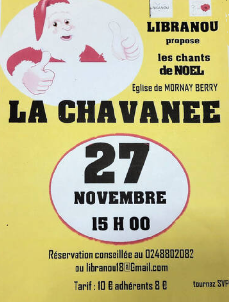 k27 - DIM 27 novembre - MORNAY-BERRY - Chants de Noël à l'église 0013072