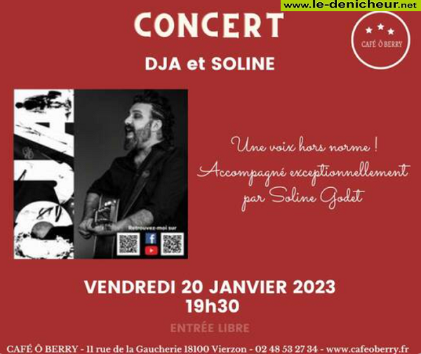 m20 - VEN 20 janvier - VIERZON - Dja et Soline [Concert] 0013158