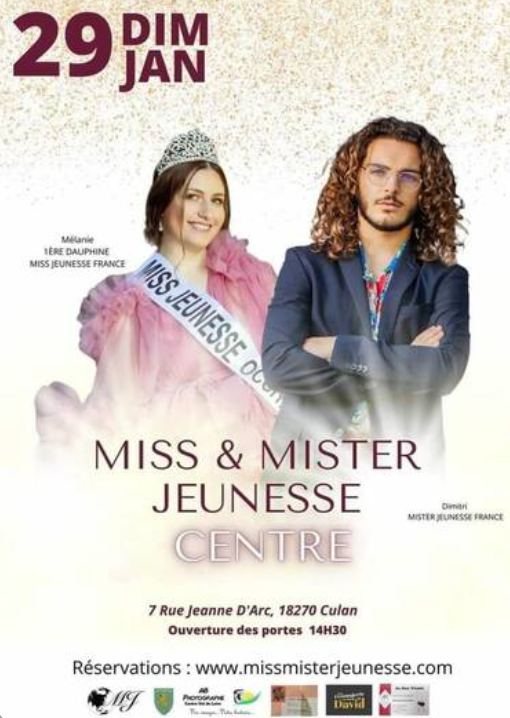 m29 - DIM 29 janvier - CULAN -  Miss & Mister Jeunesse Centre 0013170