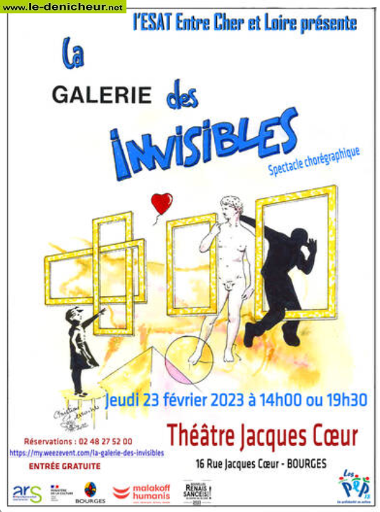 n23 - JEU 23 février - BOURGES - La galerie des Invisibles [Spectacle chorégraphique] 0013216