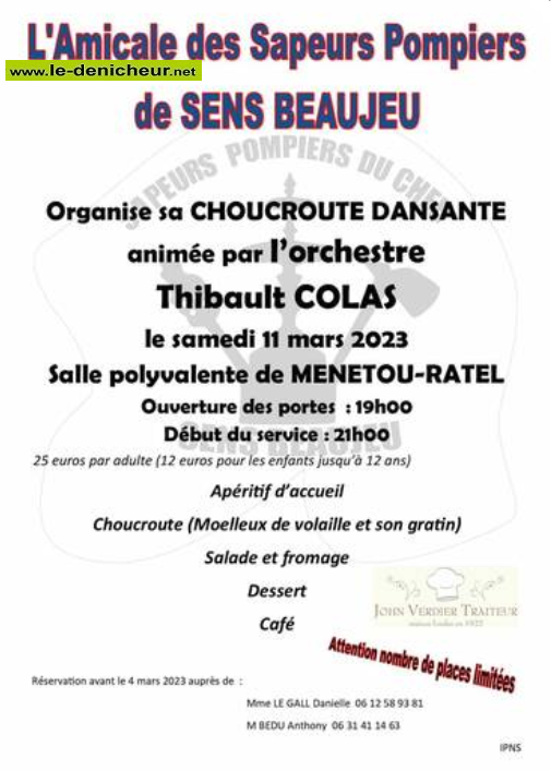 o11 - SAM 11 mars - MENETOU-RATEL - Choucroute dansante avec Thibault Colas 0013245