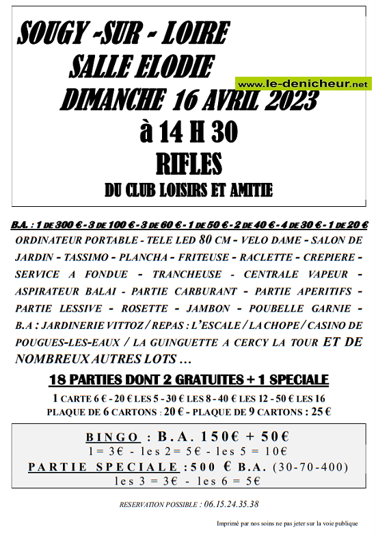 p16 - DIM 16 avril - SOUGY /Loire - Rifles du club Loisirs et Amitié _ 0013368