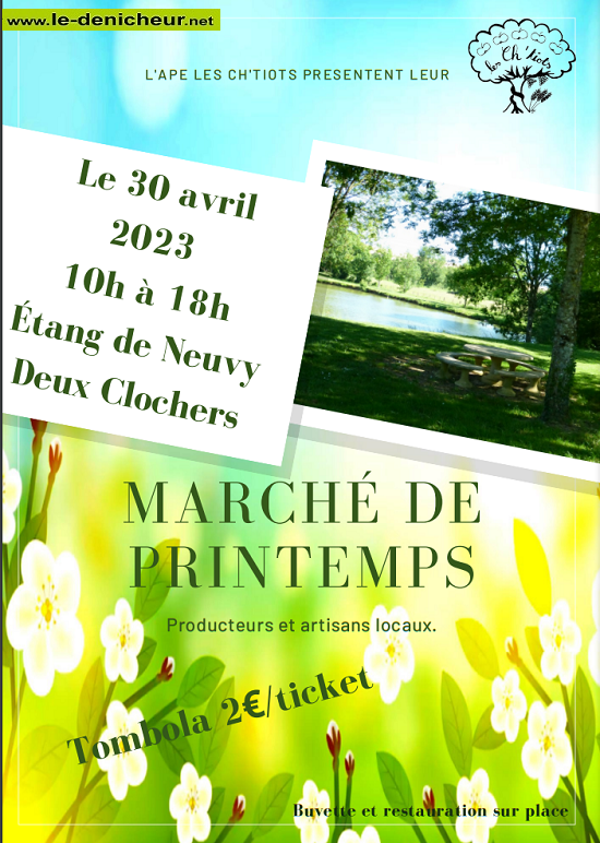 p30 - DIM 30 avril - NEUVY DEUX CLOCHERS - Marché de printemps _ 0013392