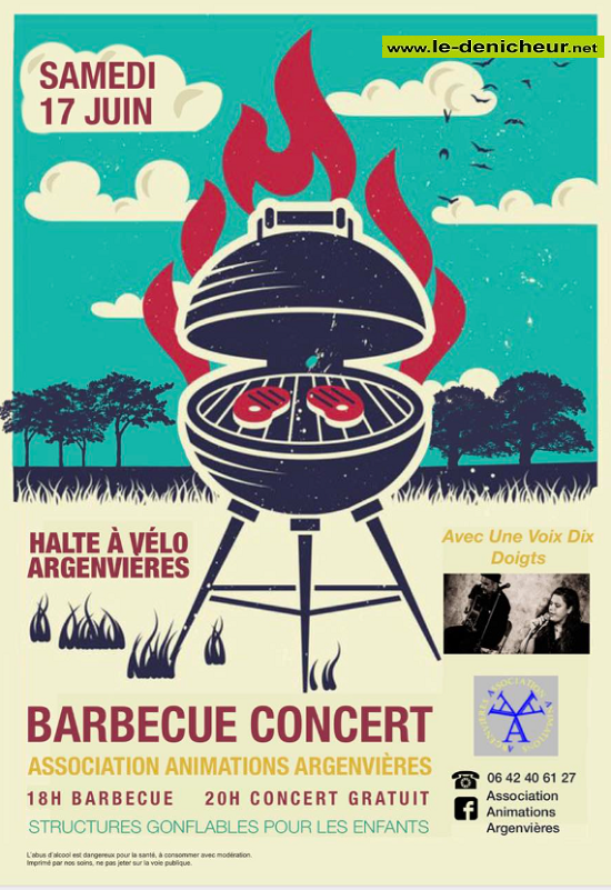 r17 - SAM 17 juin - ARGENVIERES - Barbecue concert 0013502