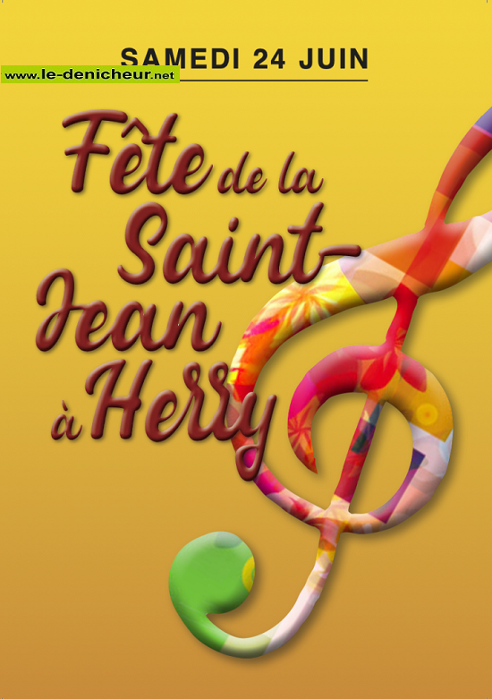 r24 - SAM 24 juin - HERRY - Fête de la St-Jean  0013518