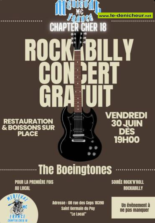 r30 - VEN 30 juin - ST-GERMAIN DU PUY - The Boeingtones en concert 0013555