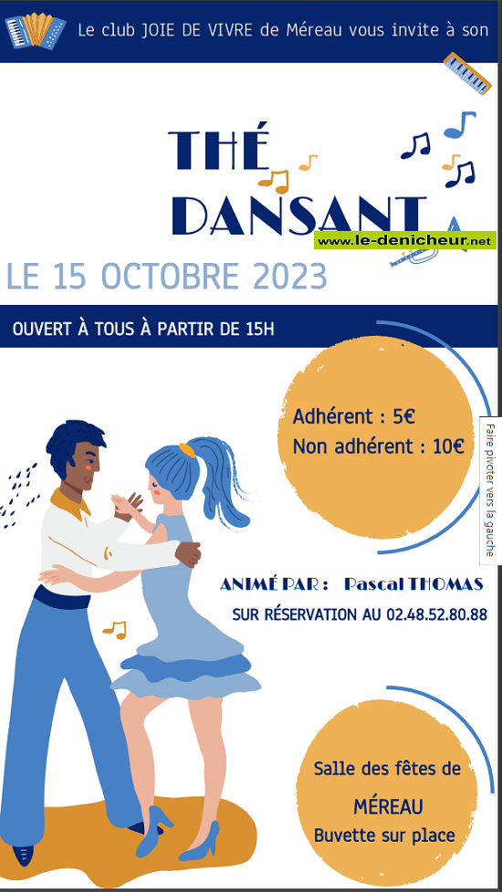 v15 - DIM 15 octobre - MEREAU - Thé dansant avec Pascal Thomas _ 0013703