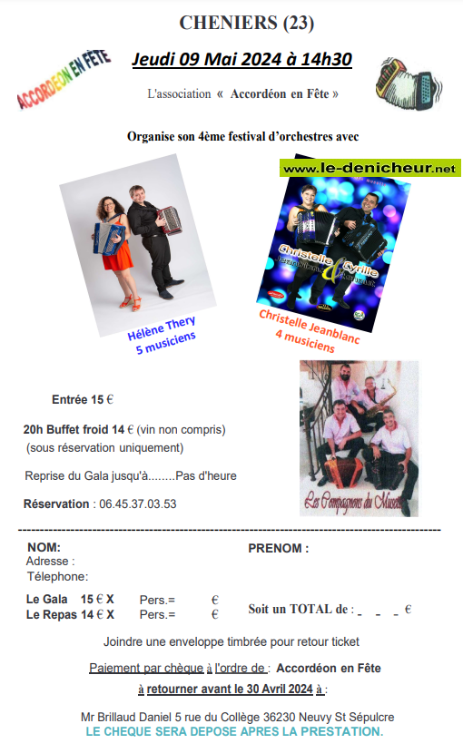 e09 - JEU 09 mai - CHENIERS - Festival d'Orchestres  0013749