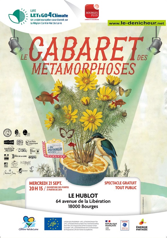 i21 - MER 21 septembre - BOURGES - Le Cabaret des Métamorphoses 0014649