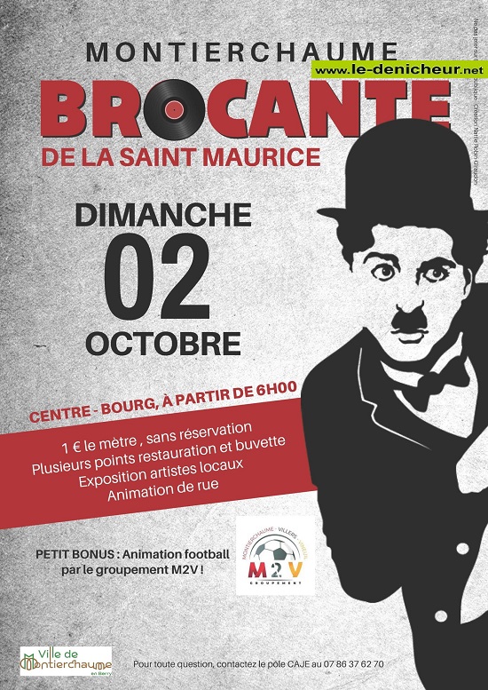 j02 - DIM 02 octobre - MONTIERCHAUME - Brocante de la St-Maurice 0014656