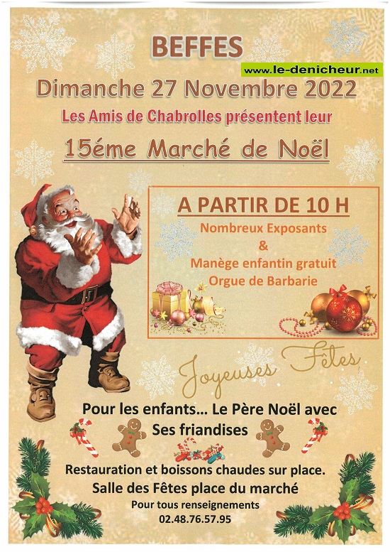 k27 - DIM 27 novembre - BEFFES - Marché de Noël  0014786