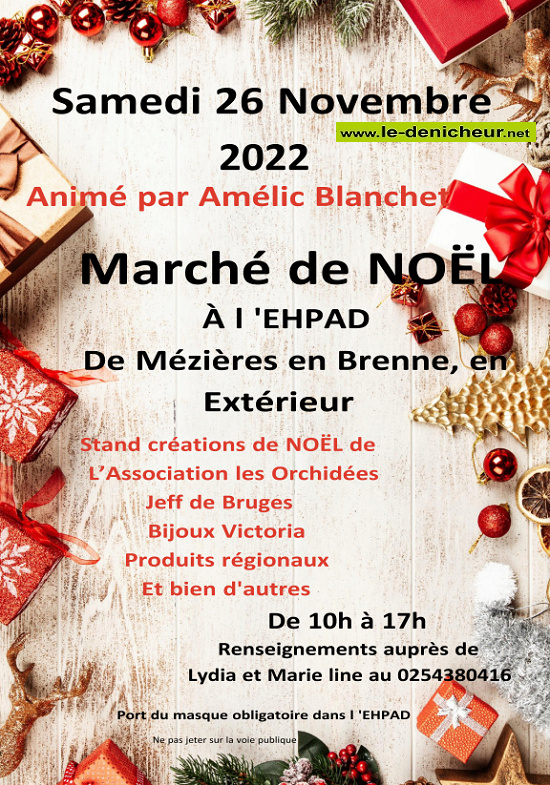 k26 - SAM 26 novembre - MEZIERES en Brenne - Marché de Noël _ 0014855