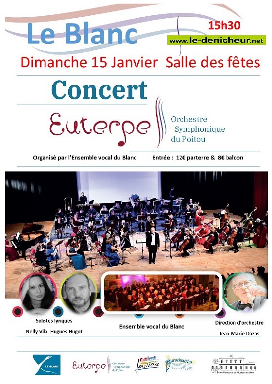 m15 - DIM 15 janvier - LE BLANC - Orchestre Symphonique du Poitou [concert] 0015061