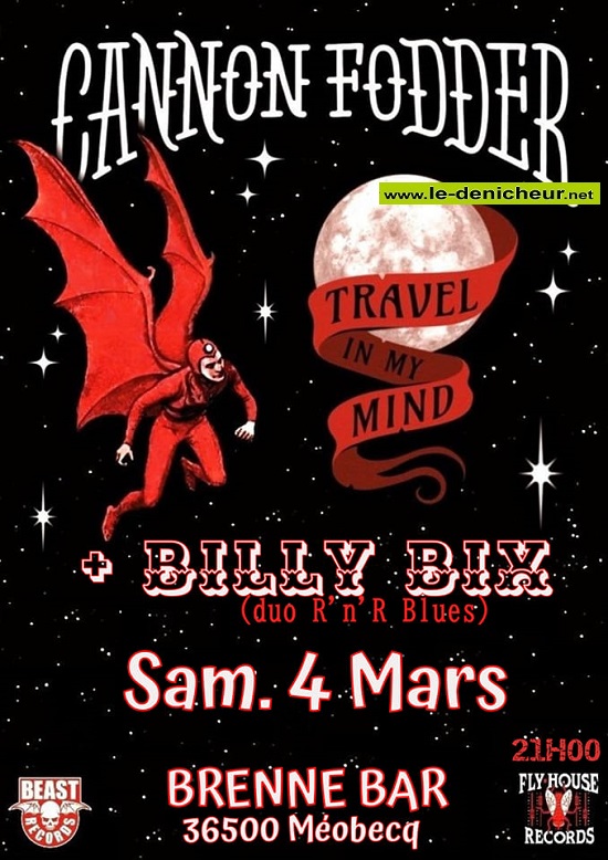 o04 - SAM 04 mars - MEOBECQ - Cannon Fooder + Billy Bix [Concert] 0015113