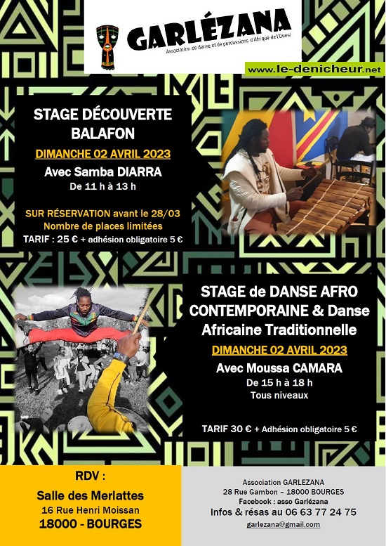 p02 - DIM 02 avril - BOURGES - Stage de Danse Africaine  0015281