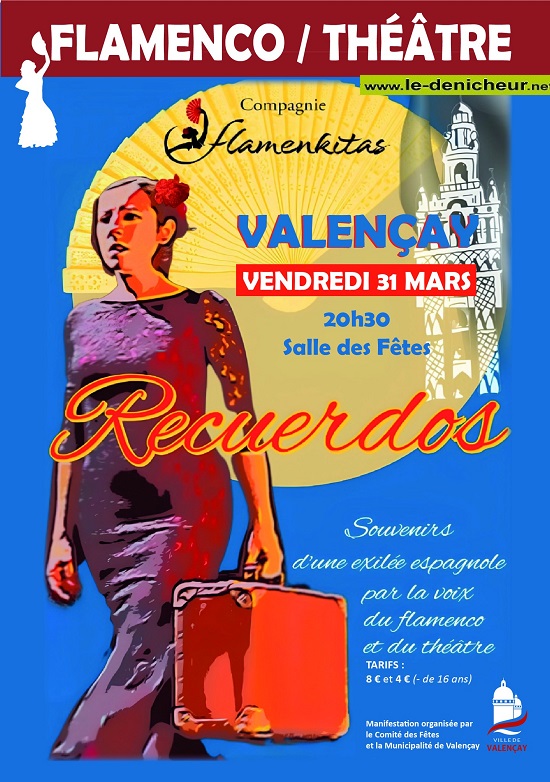 o31 - VEN 31 mars - VALENCAY - Flamenco / Théâtre 0015288