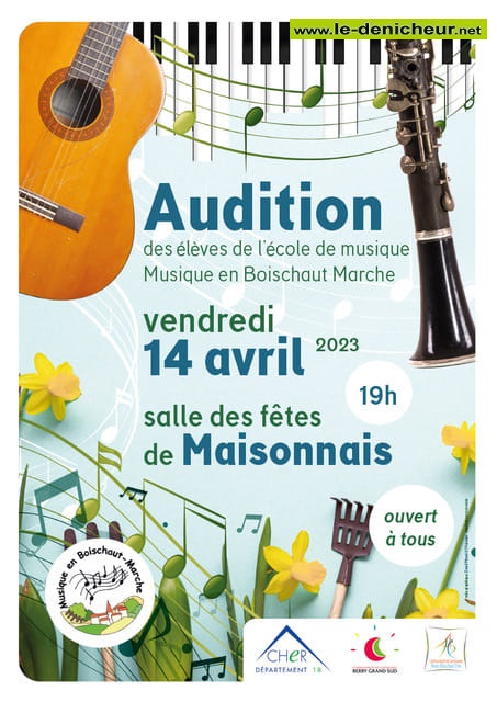 p14 - VEN 14 avril - MAISONNAIS - Audition des élèves e l'école de musique MBM 0015338