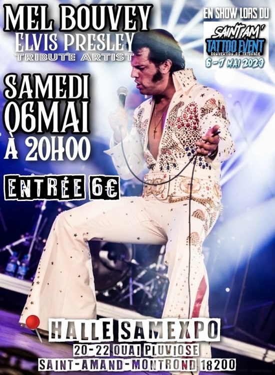 q06 - SAM 06 mai - ST-AMAND-MONTROND - Mel Bouvey. Elvis Presley Tribute Artist [Concert] 0015392