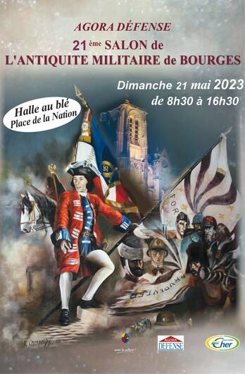 q21 - DIM 21 mai - BOURGES - Salon de l'Antiquité Militaire  0015448