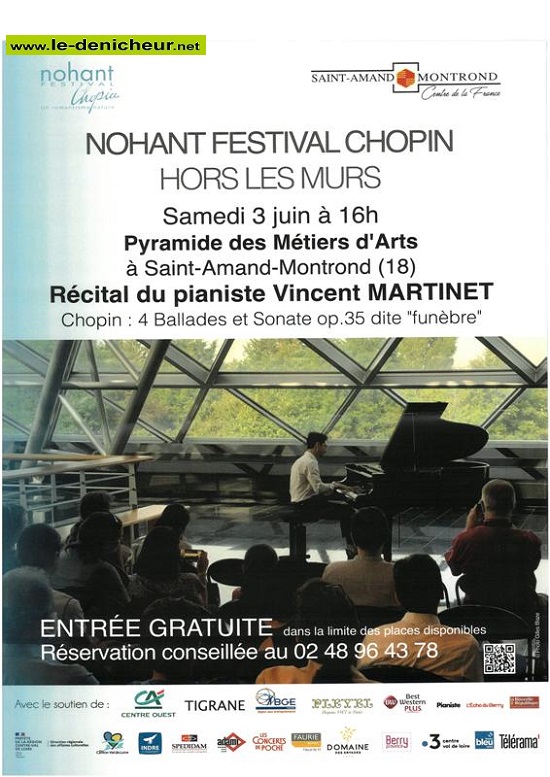 r03 - SAM 03 juin - ST-AMAND-MONTROND - Nohant Festival Chopin [Hors les murs] 0015493