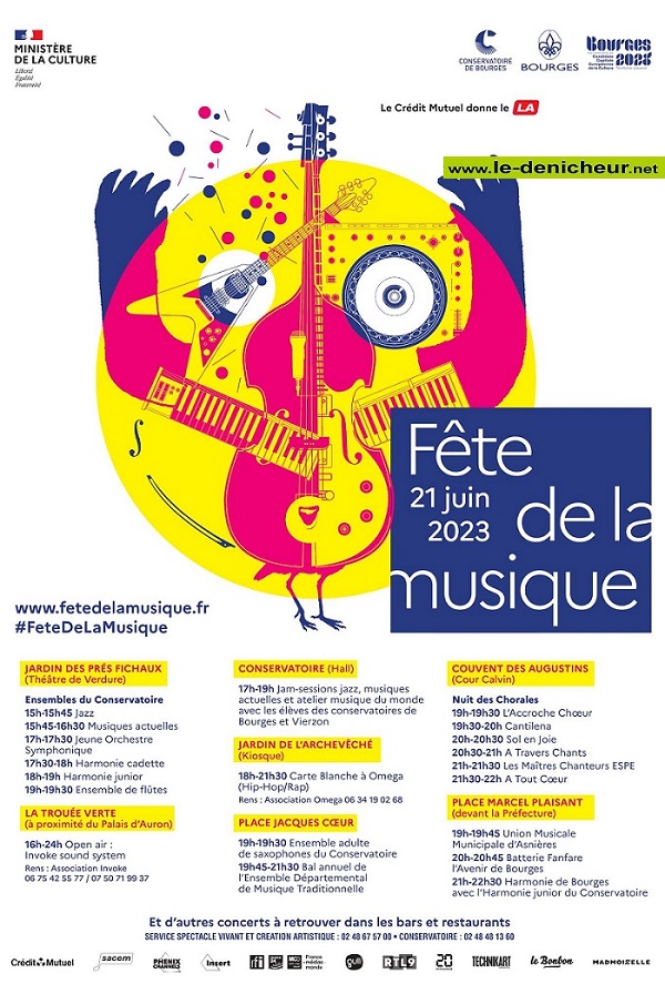 r21 - MER 21 juin - BOURGES - Fête de la Musique  0015562