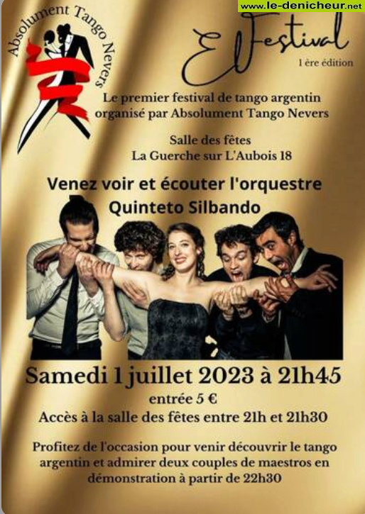 s01 - SAM 01 juillet - LA GUERCHE /l'Aubois - Festival de Tango Argentin 0015586